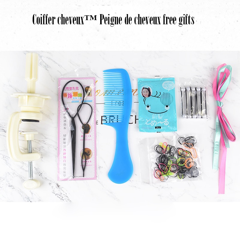 Tête à coiffer cheveux synthétiques – ANNA Tête à coiffer cheveux synthétiques – ANNA