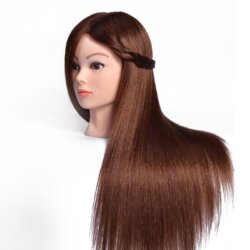 Coiffer cheveux ™ | 80% real hair styling head - LYONINE Coiffer cheveux ™ | 80% real hair styling head - LYONINE