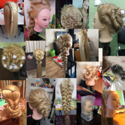 Coiffer cheveux ™ | Tête à coiffer cheveux blonds - YAMOO