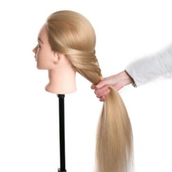 Coiffer cheveux ™ | 80% real hair styling head - LYONINE Coiffer cheveux ™ | 80% real hair styling head - LYONINE