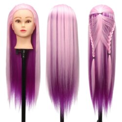 Tête à coiffer à fibre synthétique LINDA