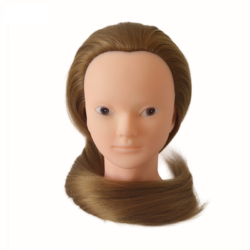 Tête malléable cheveux synthétiques – ZANGXI