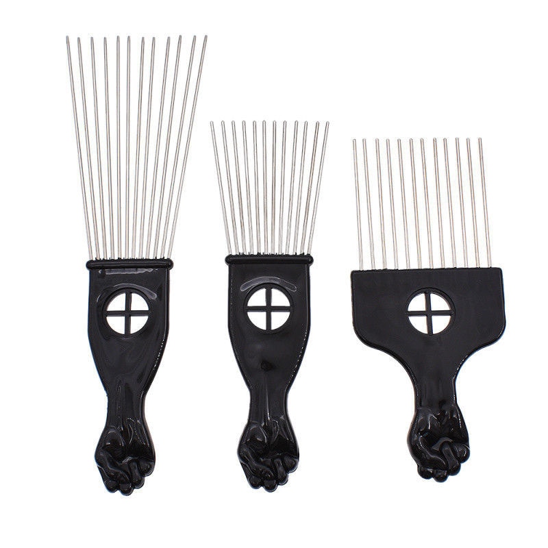 Coiffer cheveux ™ | Strong metal afro fork hair comb - Coiffer cheveux ™ Coiffer cheveux ™ | Strong metal afro fork hair comb - Coiffer cheveux ™
