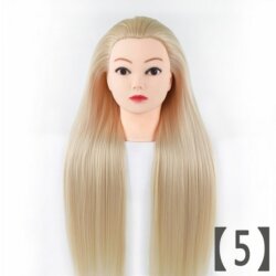 Tête à coiffer longs cheveux blonde – Elsa Qoxi