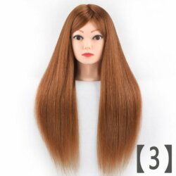 Coiffer cheveux ™ | 80% real hair styling head - LYONINE Coiffer cheveux ™ | 80% real hair styling head - LYONINE
