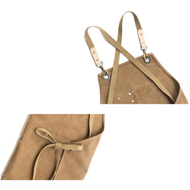 Tablier de coiffeur en toile HYDEA Tablier de coiffeur en toile HYDEA