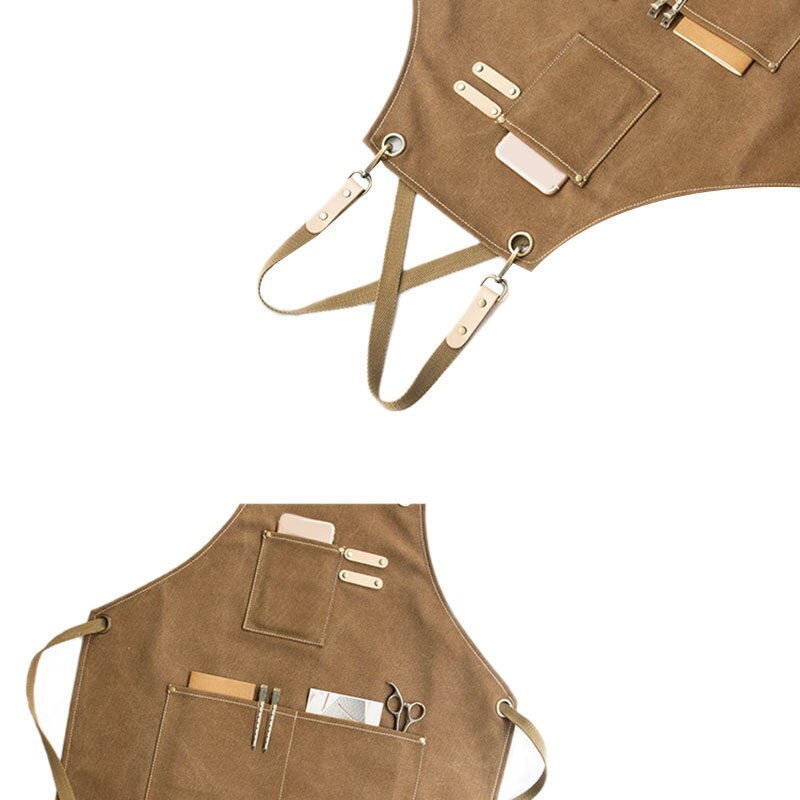 Tablier de coiffeur en toile HYDEA Tablier de coiffeur en toile HYDEA