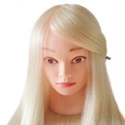 Coiffer cheveux ™ | Tête à coiffer MOB Annabelle 70% cheveux humain Coiffer cheveux ™ | Tête à coiffer MOB Annabelle 70% cheveux humain