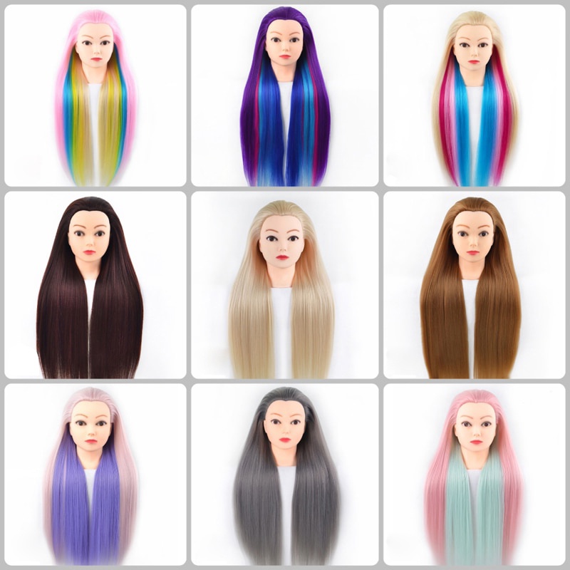 Coiffer cheveux ™ | Tête à coiffer longs cheveux cendre - Elsa Qoxi Coiffer cheveux ™ | Tête à coiffer longs cheveux cendre - Elsa Qoxi