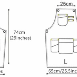 Guide des tailles tablier Little Tailor