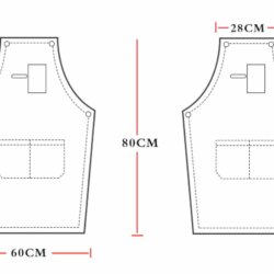 Guide des tailles tablier cowboy