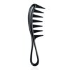 Hair comb with curved handle MOONWIN