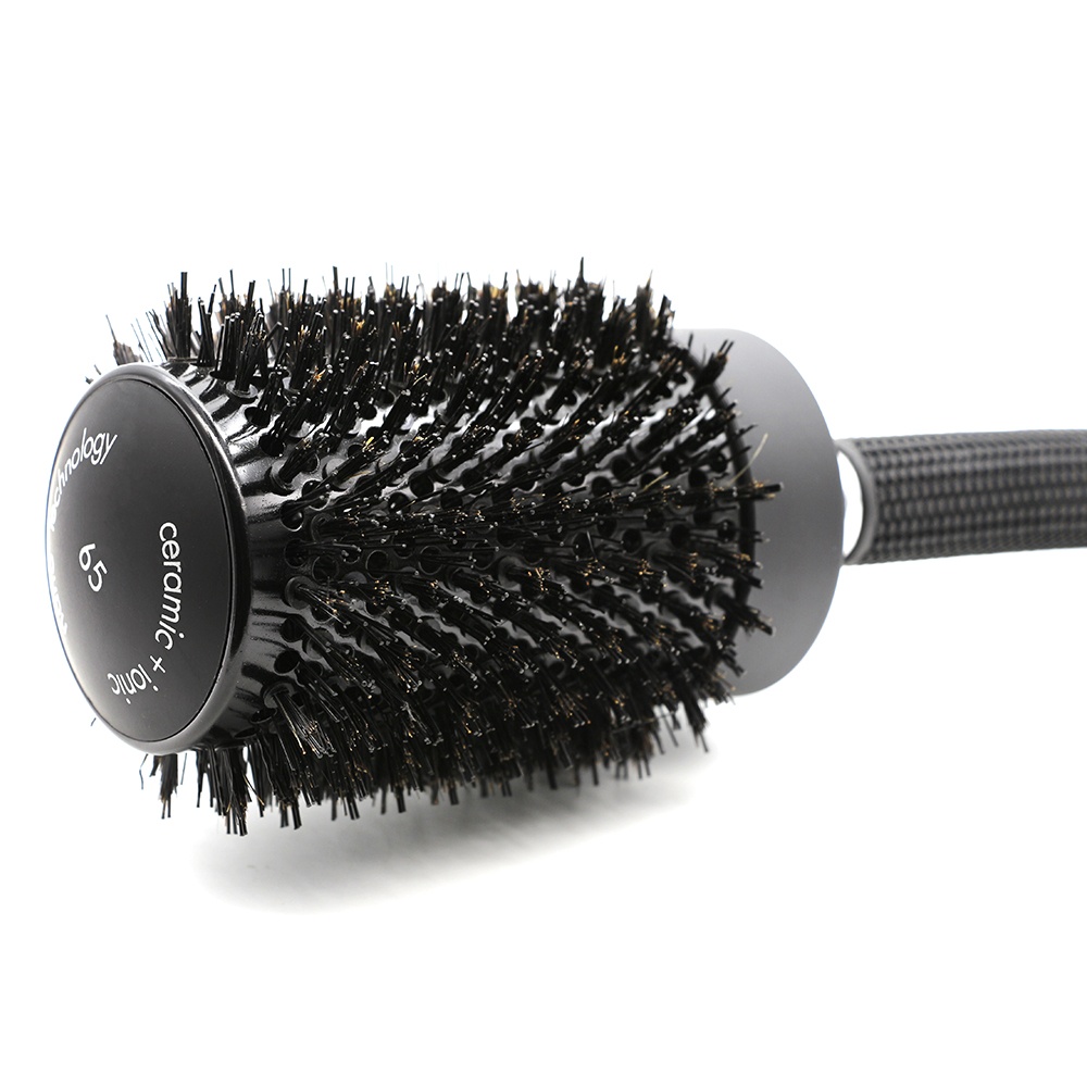 Coiffer cheveux ™ | Brosse à cheveux céramique ronde poils de sanglier MYTHUS Coiffer cheveux ™ | Brosse à cheveux céramique ronde poils de sanglier MYTHUS