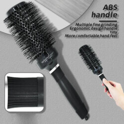 Coiffer cheveux ™ | Ionic nano technology round hairbrush RONDO