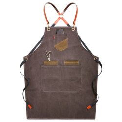 Leather barber apron LAGENN