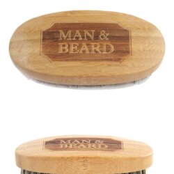 Coiffer cheveux ™ | Natural Bamboo Beard Brush HEMU - Coiffer cheveux ™