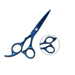 Ciseaux de coiffure éblouissante bleu WEL