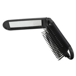 Portable hairbrush with mirror – Coiffer cheveux ™