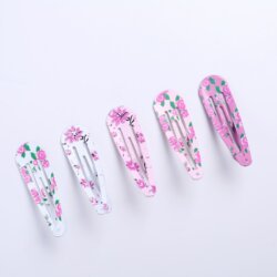 Coiffer cheveux ™ | Barrette cheveux imprimée 10 pièces jeune fille