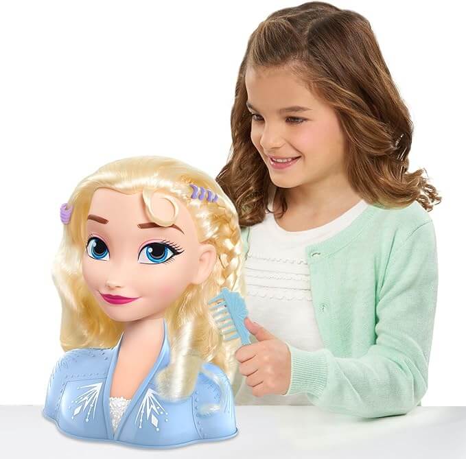 Tête à coiffer IMC Elsa – Coiffer cheveux ™ Tête à coiffer IMC Elsa – Coiffer cheveux ™