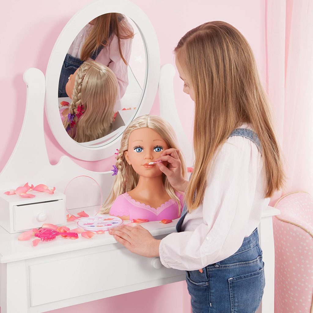 Tête à Coiffer et Maquiller avec Accessoires, Cheveux blonds Coiffer cheveux ™ Livraison