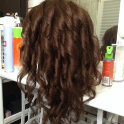 Tete à coiffer 50% vrais cheveux humains Formation brun foncé - Neverland