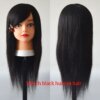 Coiffer cheveux ™ | Tête à coiffer KEHAO - 100 % cheveux humain noir Coiffer cheveux ™ | Tête à coiffer KEHAO - 100 % cheveux humain noir