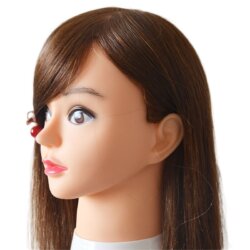 Tête à coiffer 100 % cheveux humain KEHAO