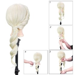 Coiffer cheveux ™ | Professional blond styling head - LEANNA Coiffer cheveux ™ | Professional blond styling head - LEANNA