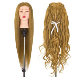Coiffer cheveux ™ | 80% real hair styling head - LYONINE Coiffer cheveux ™ | 80% real hair styling head - LYONINE