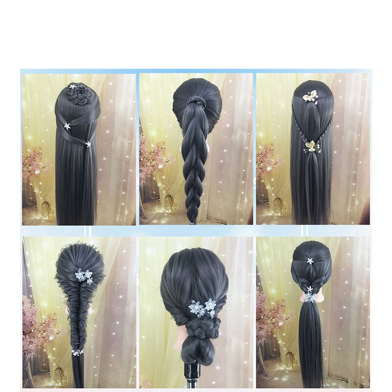 Professional long and thick hair styling head – Azeline Professional long and thick hair styling head – Azeline