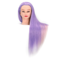 Coiffer cheveux ™ | Tête à coiffer professionnelle 60 % cheveux naturels blond doré - Qoxi OBM Coiffer cheveux ™ | Tête à coiffer professionnelle 60 % cheveux naturels blond doré - Qoxi OBM