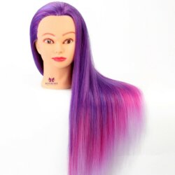 Coiffer cheveux ™ | 80% real hair styling head - LYONINE Coiffer cheveux ™ | 80% real hair styling head - LYONINE