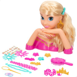 Coiffer cheveux ™ | Styling Head LINA la Rose - Coiffer cheveux ™