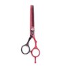 5.5″ Professional Red Thinning Scissors – DAMBER