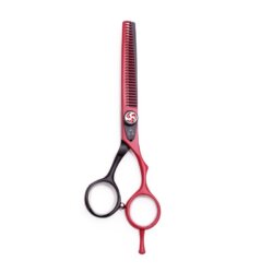 6″ Professional Red Thinning Scissors – DAMBER