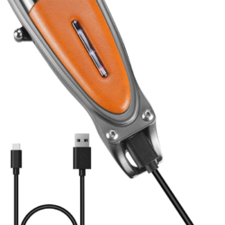 Tondeuse à cheveux professionnelle coupe et finition avec prise en cuire – KEMEI