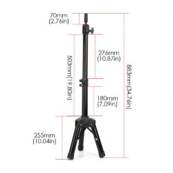Coiffer cheveux ™ | Black adjustable Tripod Support for Mannequin Head - N'LAND Coiffer cheveux ™ | Black adjustable Tripod Support for Mannequin Head - N'LAND