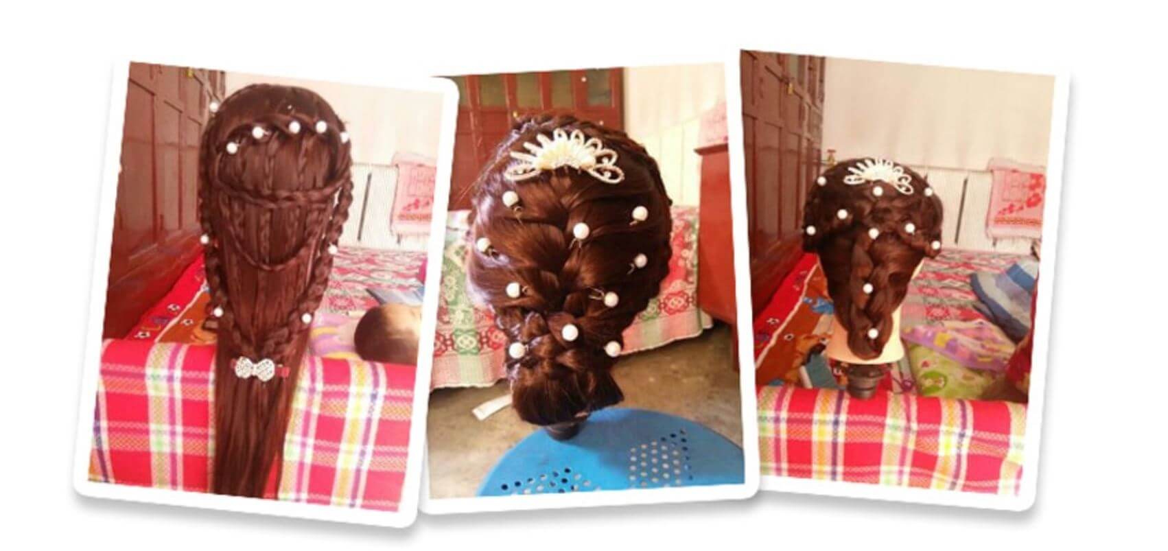 Tête à coiffer 80% vrais cheveux – ARIELLA Tête à coiffer 80% vrais cheveux – ARIELLA