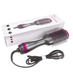 Brosse soufflante rotative cheveux courts CYAFER grise