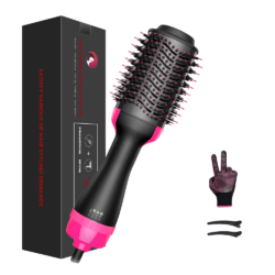 Coiffer cheveux ™ | Brosse soufflante rotative cheveux courts CYAFER