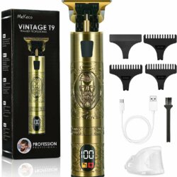 Tondeuse de finition 0mm barbe et cheveux sans fil Pro – MEKECO